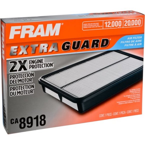 FRAM Extra Guard Air Filter, CA8918 for Select Lexus and Toyota Vehicles - Picture 2 of 12